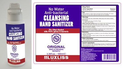 100 ml label - label 2